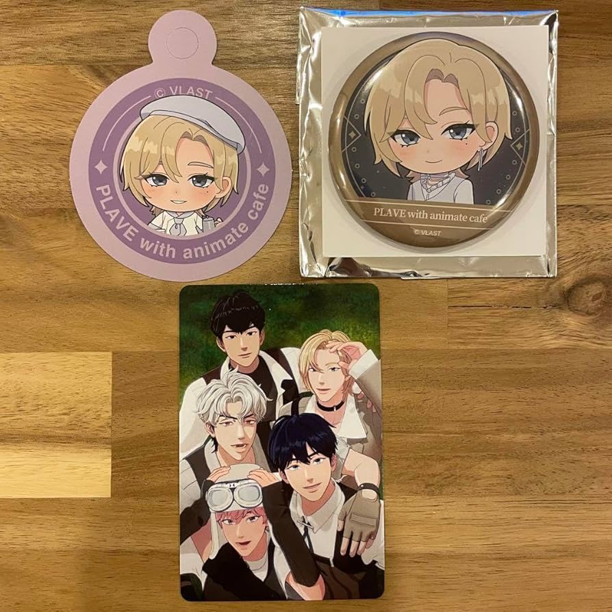 Amazon.co.jp: PLAVE アニメイトカフェ 注文特典 ピック トレカ